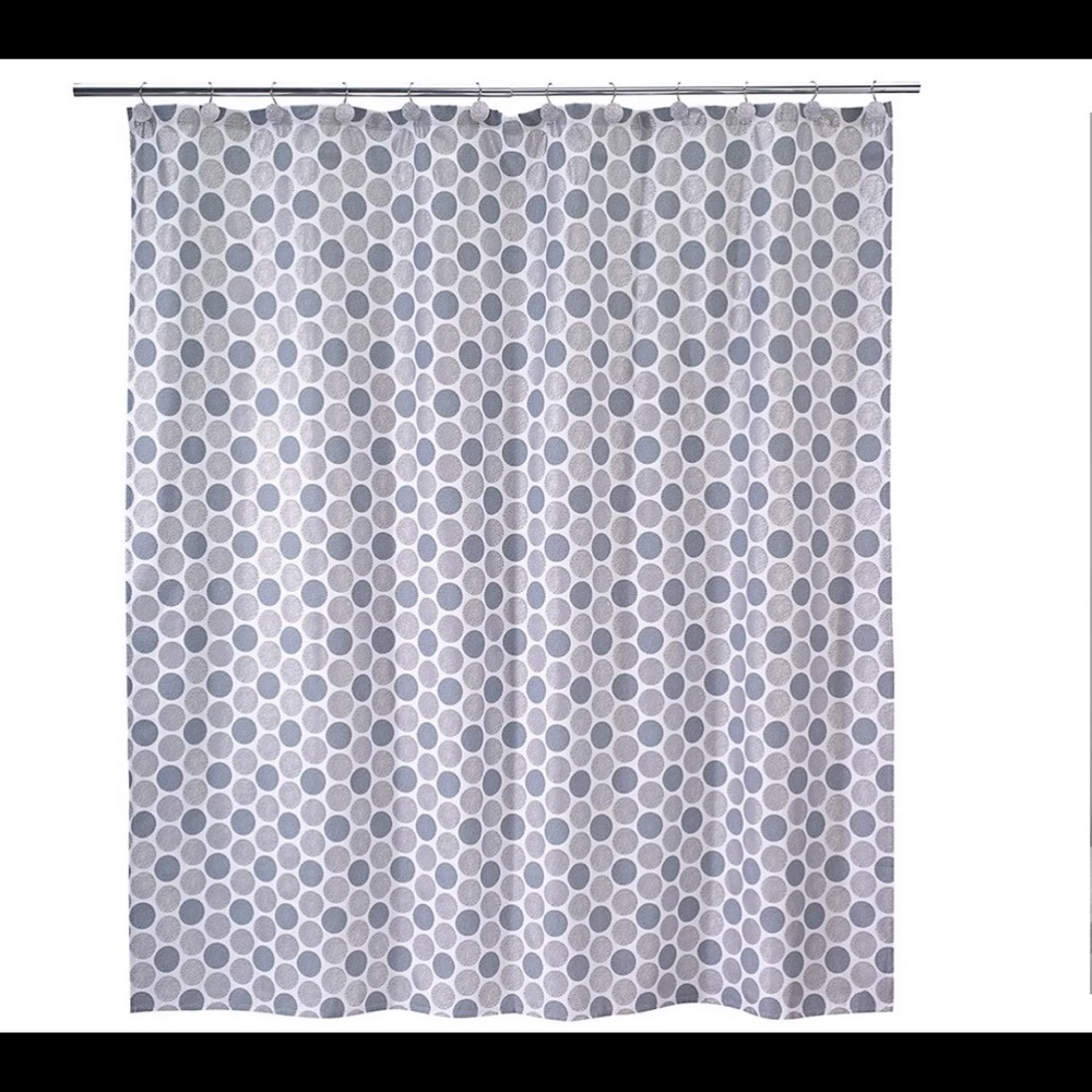 Avanti dotted circle shower curtain